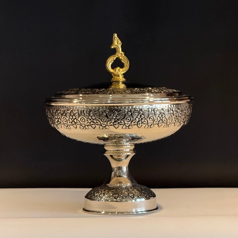 ظرف شکلات خوری مسی دیبا اصل